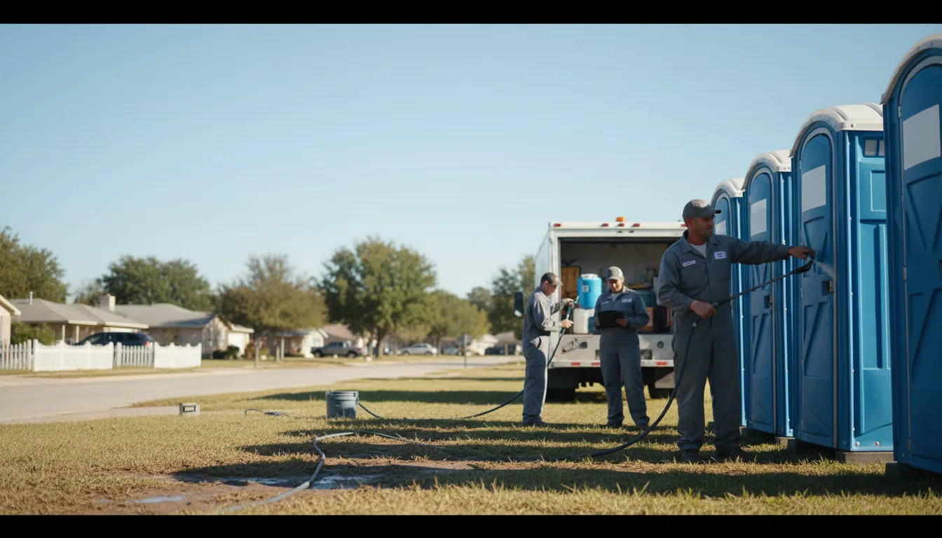 Long-Term Portable Toilet Rental in Manvel, TX near me